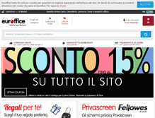 Tablet Screenshot of euroffice.it